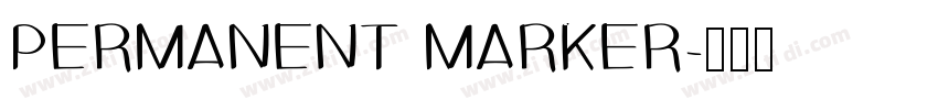 PERMANENT MARKER字体转换